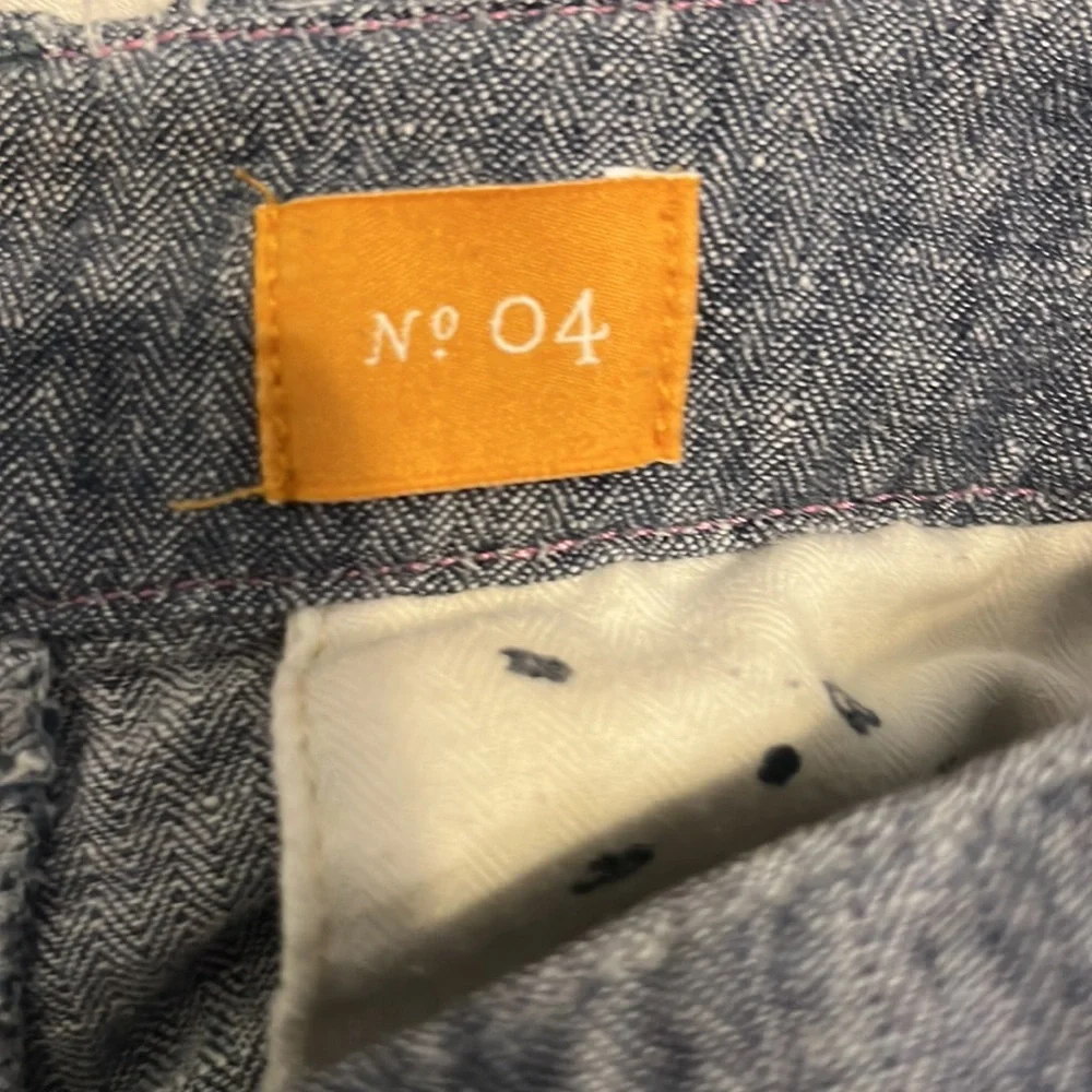 Chambray Linen Blend Wide Leg Pants - Picture 4 of 6